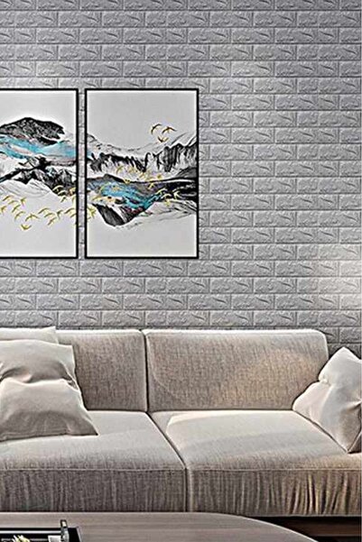 Yenilig Dekorasyonda Pratik Çözümler: 5 Adet 3D Tuğla Desenli Duvar Panelleri ile Evinizi Yenileyin