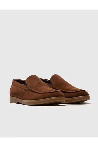 Cabani Genuine Leather Leather Lining Brown Men's Casual Shoes