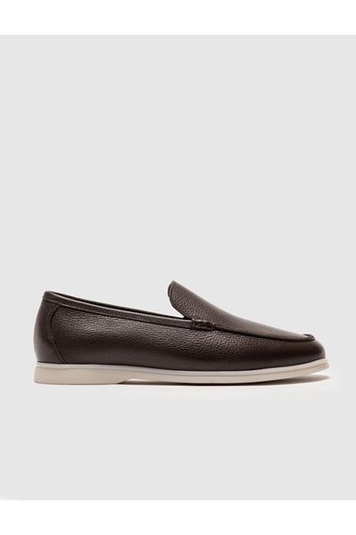 Cabani Men's Casual Shoes - Genuine Leather, Brown