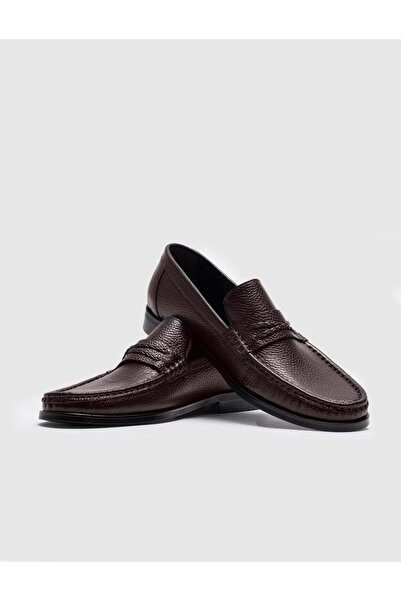 Cabani Hakiki Deri Kahverengi Erkek Günlük Ayakkabı
