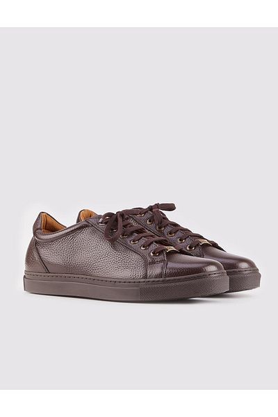 Cabani Thermo Sole Genuine Leather Brown Men's Shoes