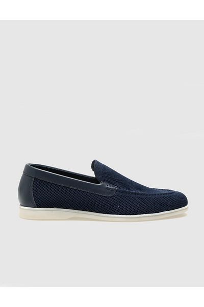 Cabani Knitwear Navy Blue Men's Casual Shoes