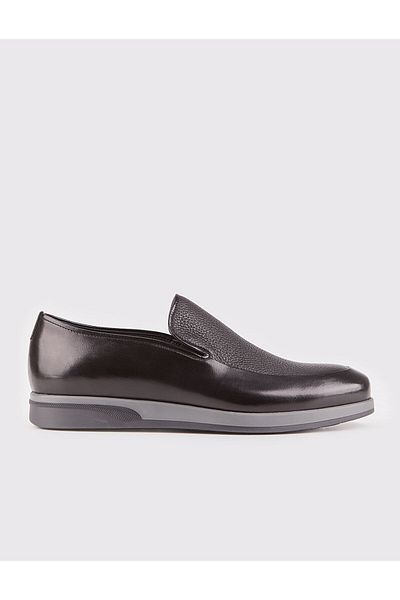Cabani Genuine Matteo Leather Black Men's Classic Shoes