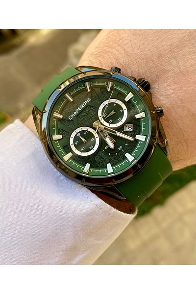 Reward Chaporone Green Color Waterproof Mens Wrist Watch Bracelet Gift