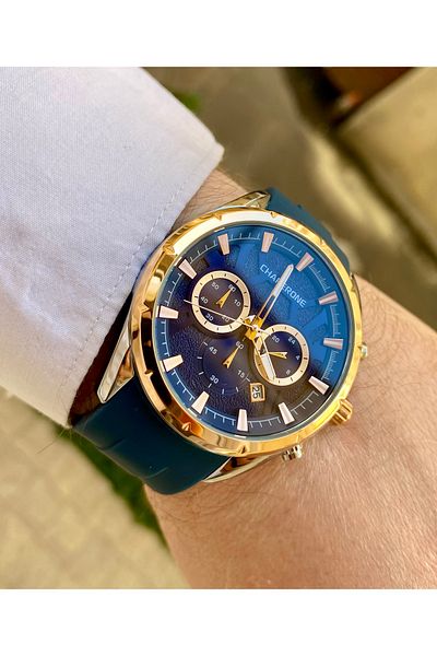 Reward Chaporone Navy Blue Color Waterproof Mens Wrist Watch