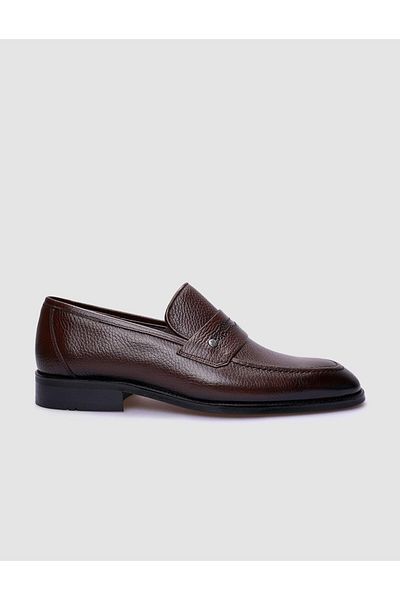 Cabani Men's Classic Shoes - 100% Genuine Leather, Brown