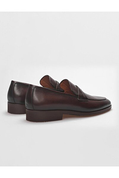 Cabani Hakiki Deri Kahverengi Erkek Klasik Ayakkabı