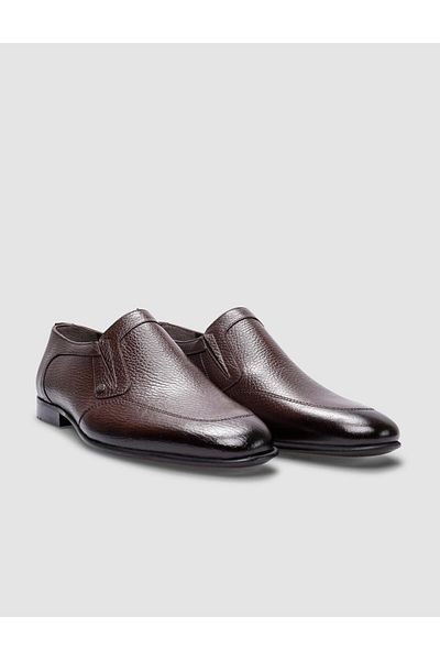 Cabani 100% Genuine Leather Brown Men's Classic Shoes