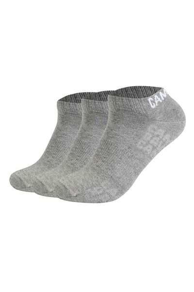 Camp David Herren Sneakersocken, 3er Pack - Action-Mesh Cotton Sneaker 3P, Logo