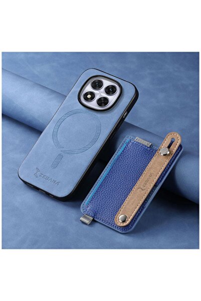 Zebana Xiaomi Redmi Note 14 Pro 5G Uyumlu Kılıf M-safe 2in1 Kartlıklı Best De...