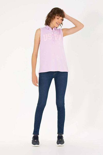 U.S. Polo Assn. Sleeveless Polo Neck Women's T-Shirt
