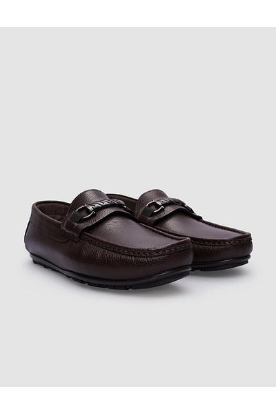 Cabani Ανδρικό Loafer - 100% Γνήσιο Δέρμα, Καφέ, Πόρπη