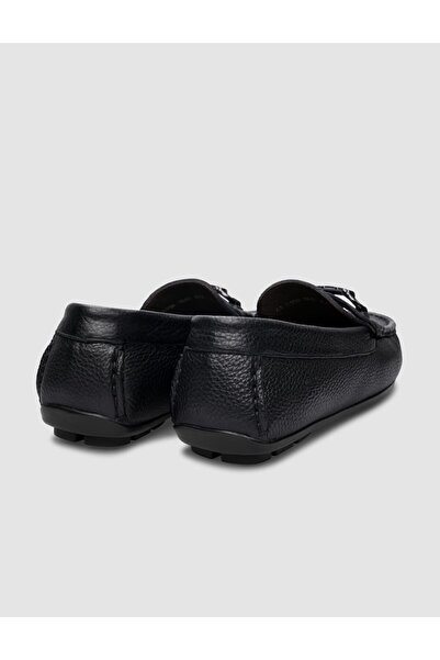 Cabani %100 Hakiki Deri Siyah Tokalı Erkek Loafer