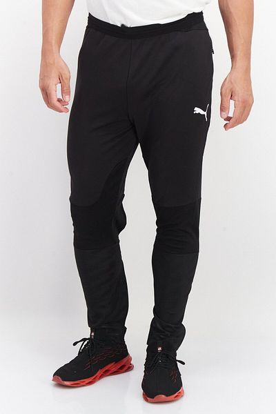Puma Men Sportswear Fit Brand Logo Training Track Pants, Black