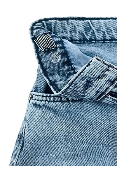 Asortik Kids %100 Pamuk Gabardin Çocuk Pantolonu – Rahat Wide Leg Kesim, Kargo Cepli ve Yüksek Bel