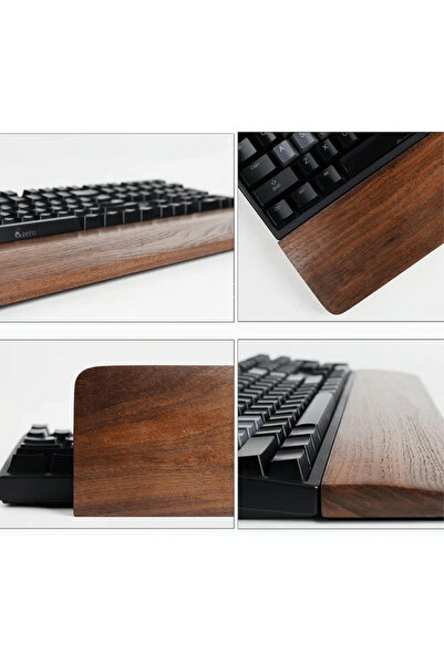 Wooden مسند معصم لوحة المفاتيح – مقاس 80