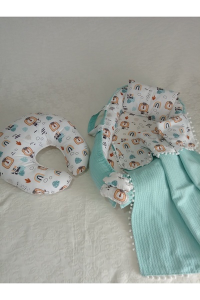 Wenaris بيبي نيست ووسادة وبطانية ووسادة للرضاعة