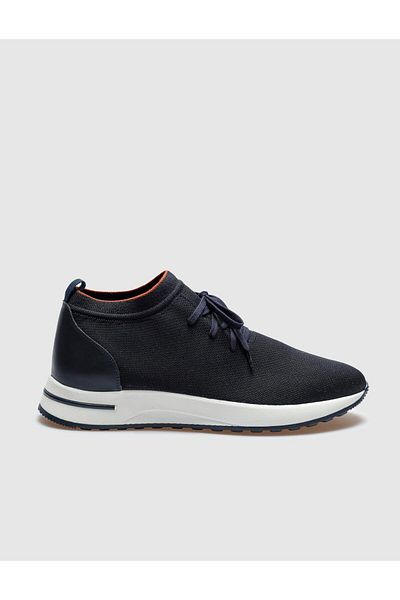 Cabani Milano Knitwear Bleumarin Pantofi sport pentru bărbați cu șireturi