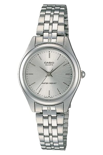 Casio ساعة يد نسائية رمادية قياسية