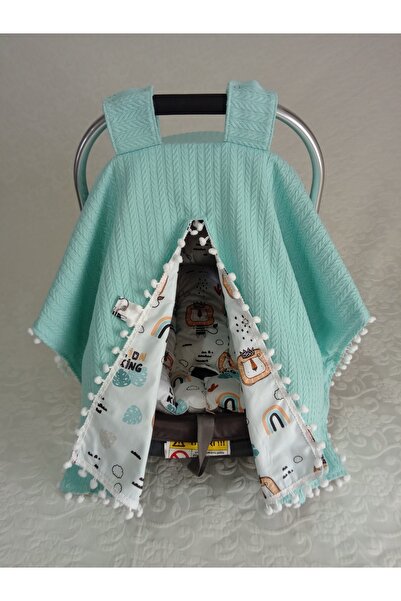 Wenaris غطاء عربة الأطفال على الوجهين (لا يشمل وسادة عربة الأطفال وملاءة عربة...