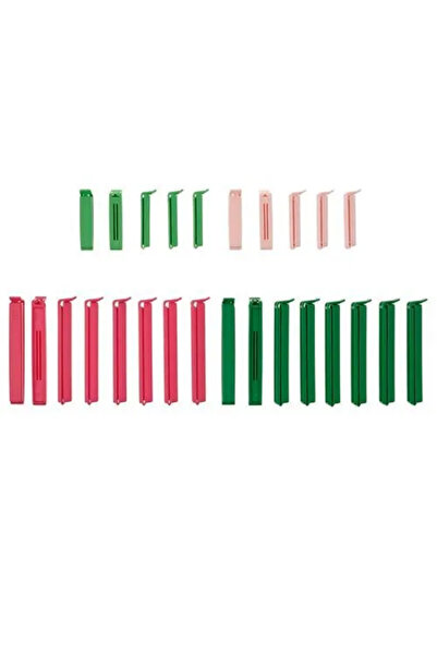 IKEA 26 Parça Renkli Saklama Poşeti Mandalı Klipsi