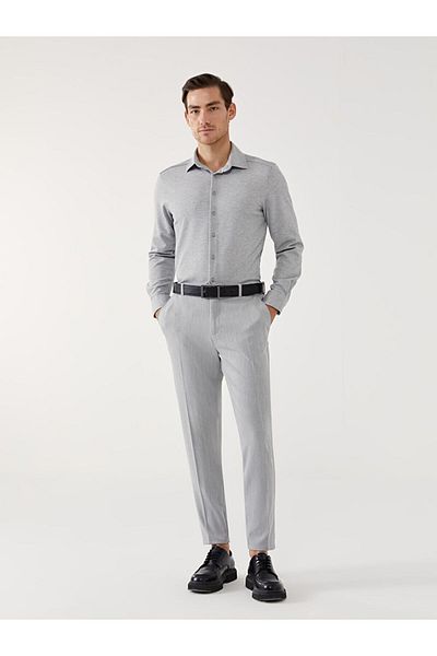 LC Waikiki Ανδρικό μακρυμάνικο πουκάμισο LCW Vision Slim Fit