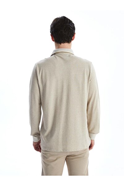 LC Waikiki LCWAIKIKI Classic Polo Yaka Uzun Kollu Pike Erkek Tişört