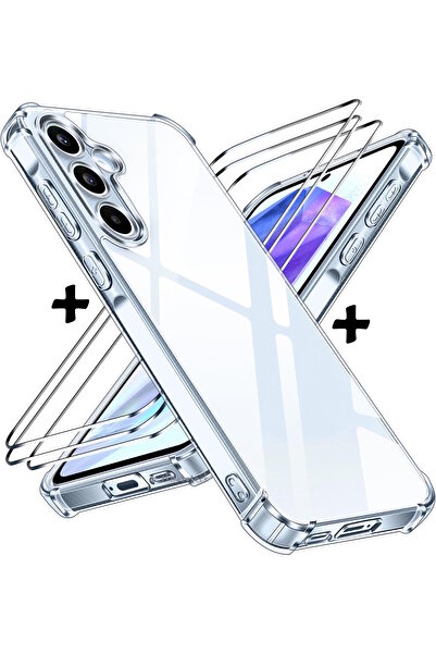 m.tk moveteck Galaxy S25 Plus Kılıf Köşe Korumalı Darbeye Dayanıklı Antişok Ş...