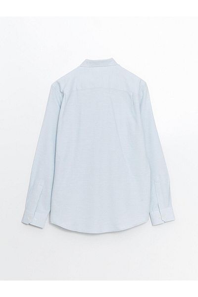 LC Waikiki Cămașă Dobby pentru bărbați cu mânecă lungă LCWAIKIKI Classic Regular Fit