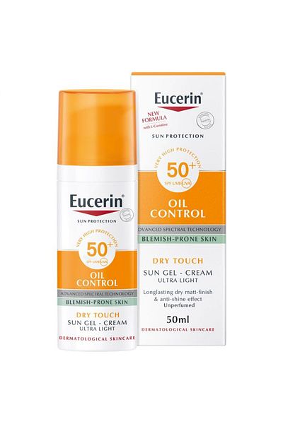 Face Sunscreen Oil Control Gel-Cream Dry Touch For Blemish-Prone Skin 50ml
