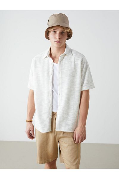 LC Waikiki Regular Fit Short Sleeve Men's Shirt