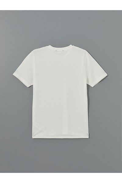 LC Waikiki Ανδρικό μπλουζάκι XSIDE Crew Neck Απλό χτενισμένο βαμβακερό