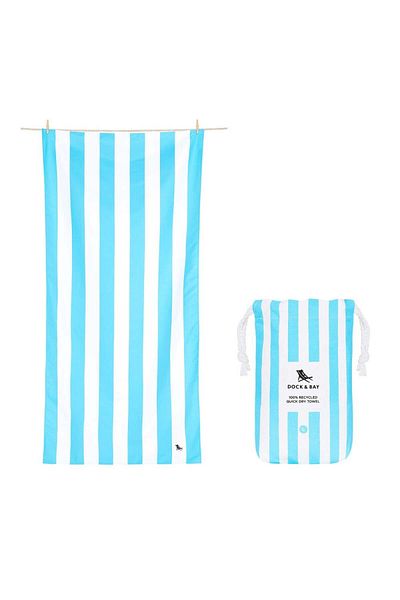 Dock & Bay QUICK DRY TOWELS - TULUM BLUE - LARGE