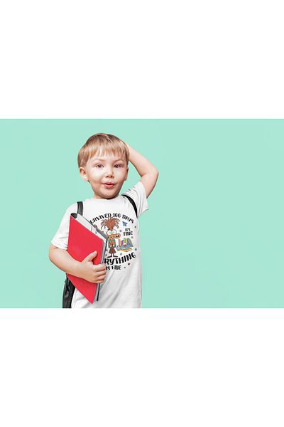 BEBE BASKI Reverse Face 100 Days School T-Shirt