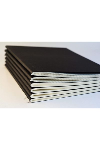 STOREMAX Ysstorex Promotional 4 Pcs Checkered Tailor Stitched Notebook, A5 Size, Ideal for Office, Planner