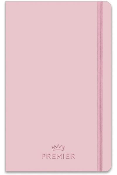 STOREMAX Sellbuystore Color 13X21 96 Sheets Lined Hardcover Premier Notebook - Pink 1053513