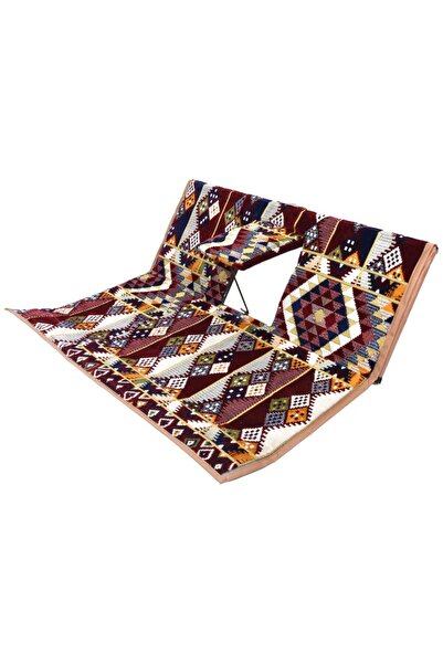 Generic Floor Chair for Travel with Center Armrest - 2 Person - Multicolor