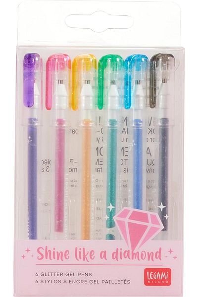STOREMAX Ysstorex Shine Like a Diamond Gel Pen Set 6 Colors Starcolxollection 655141