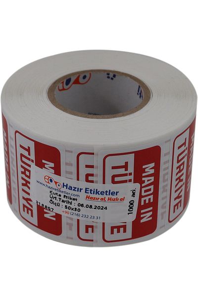 STOREMAX Yavas Al Store Label, 50mm X 30mm 1000 a in Stock, Produced in Turkey