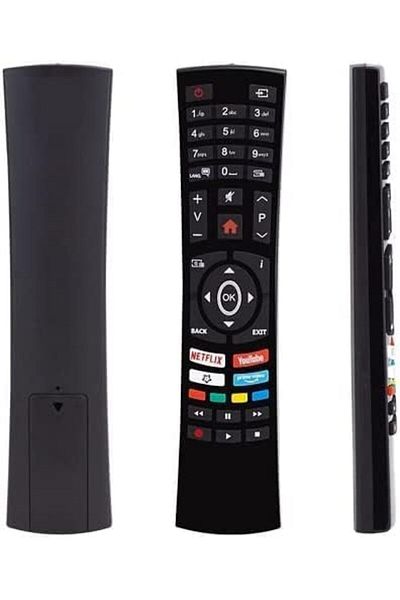 STOREMAX جهاز التحكم عن بعد LvnShop Vestel Hi-Level Netflix Youtube Prime Video Buttons Lcd Led Tv Remote Lv 224120