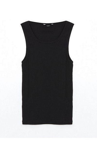 LC Waikiki Ανδρικό αμάνικο μπλουζάκι New Season Crew Neck - S5AN13Z8