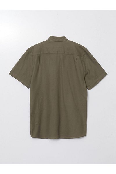 LC Waikiki Ανδρικό πουκάμισο με κοντό μανίκι Gabardine New Season Regular Fit - S5G178Z8