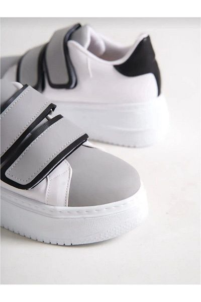 loverise Thick Sole Velcro Sneakers Casual Sports Walking Women's Shoes