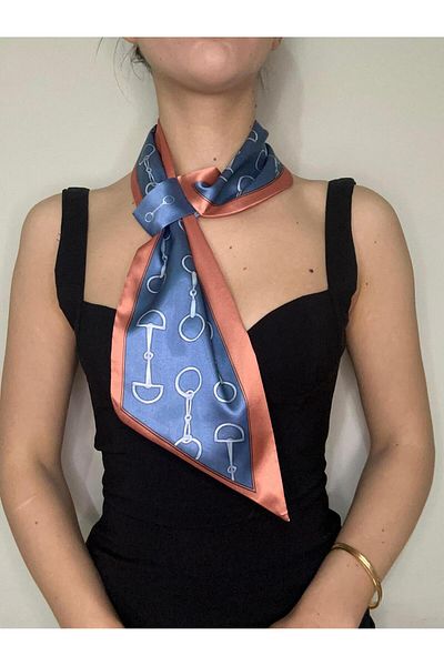 ElevaGlam Chain PattErnEd TiE Scarf