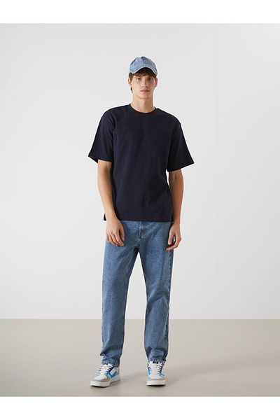 LC Waikiki Ανδρικό μπλουζάκι New Season Crew Neck Combed Cotton - S52693Z8