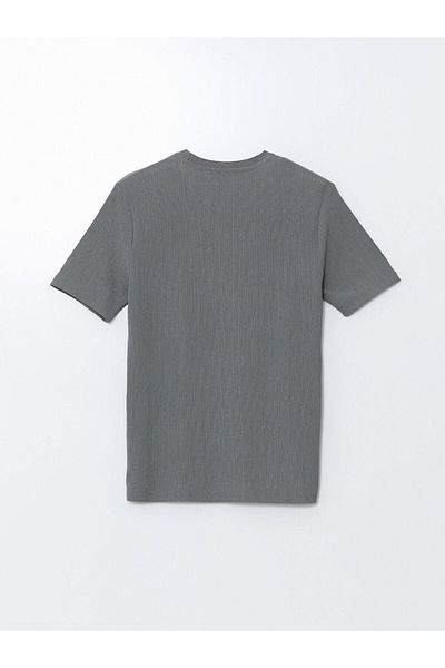 LC Waikiki New Season Crew Neck Short Sleeve Printed Combed Cotton Men's T-Shirt - S5Kc71Z8
