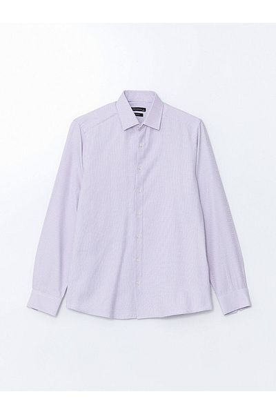 LC Waikiki Ανδρικό μακρυμάνικο πουκάμισο Dobby LCWAIKIKI Formal Slim Fit