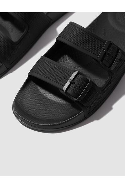 Fitflop Papuci pentru bărbați İqushıon Gs9 cu cataramă dublă neagră