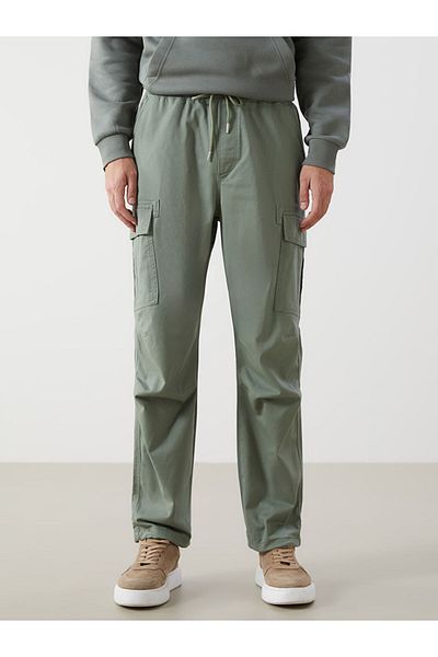 LC Waikiki New Season Comfortable Fit Gabardine Men's Cargo Trousers - S52938Z8