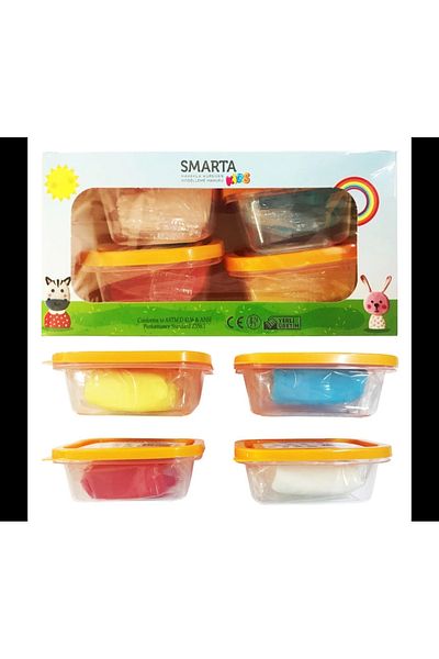 Smarta Kids Modeling Dough Set 4 Pieces 70Gr*4